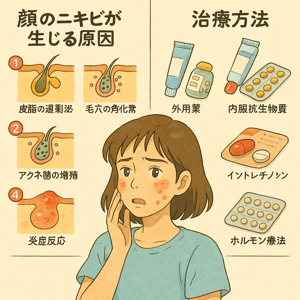 얼굴 여드름 원인과 치료 방법