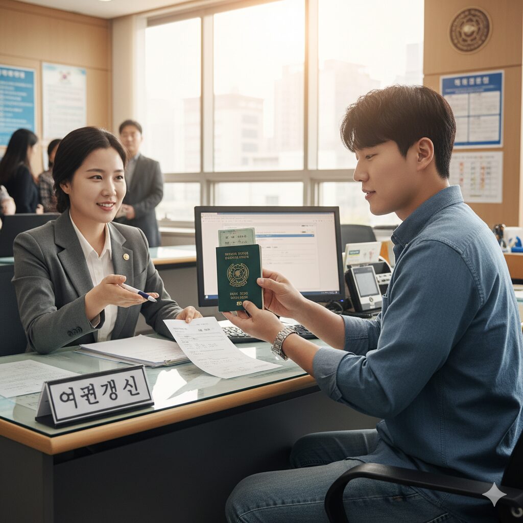 만료여권 갱신방법